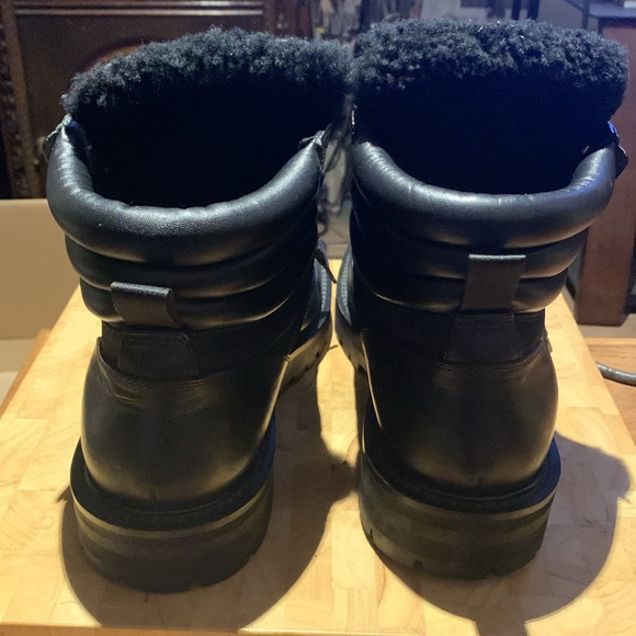 Jimmy Choo Shearling / Fur Boots Size 10.5 NEVER WORN - Picture 6 of 15